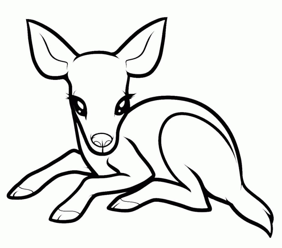 Printable Deer Coloring Pages Coloring Home Printable Deer Coloring Pages Coloring Home