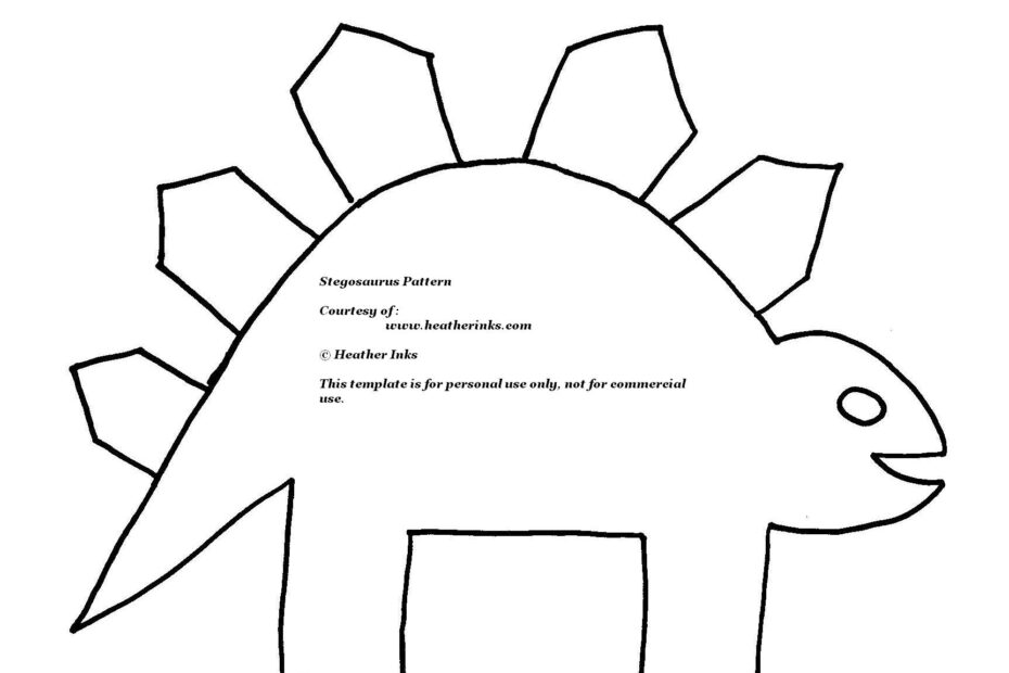 Printable Dinosaur Templates ClipArt Best