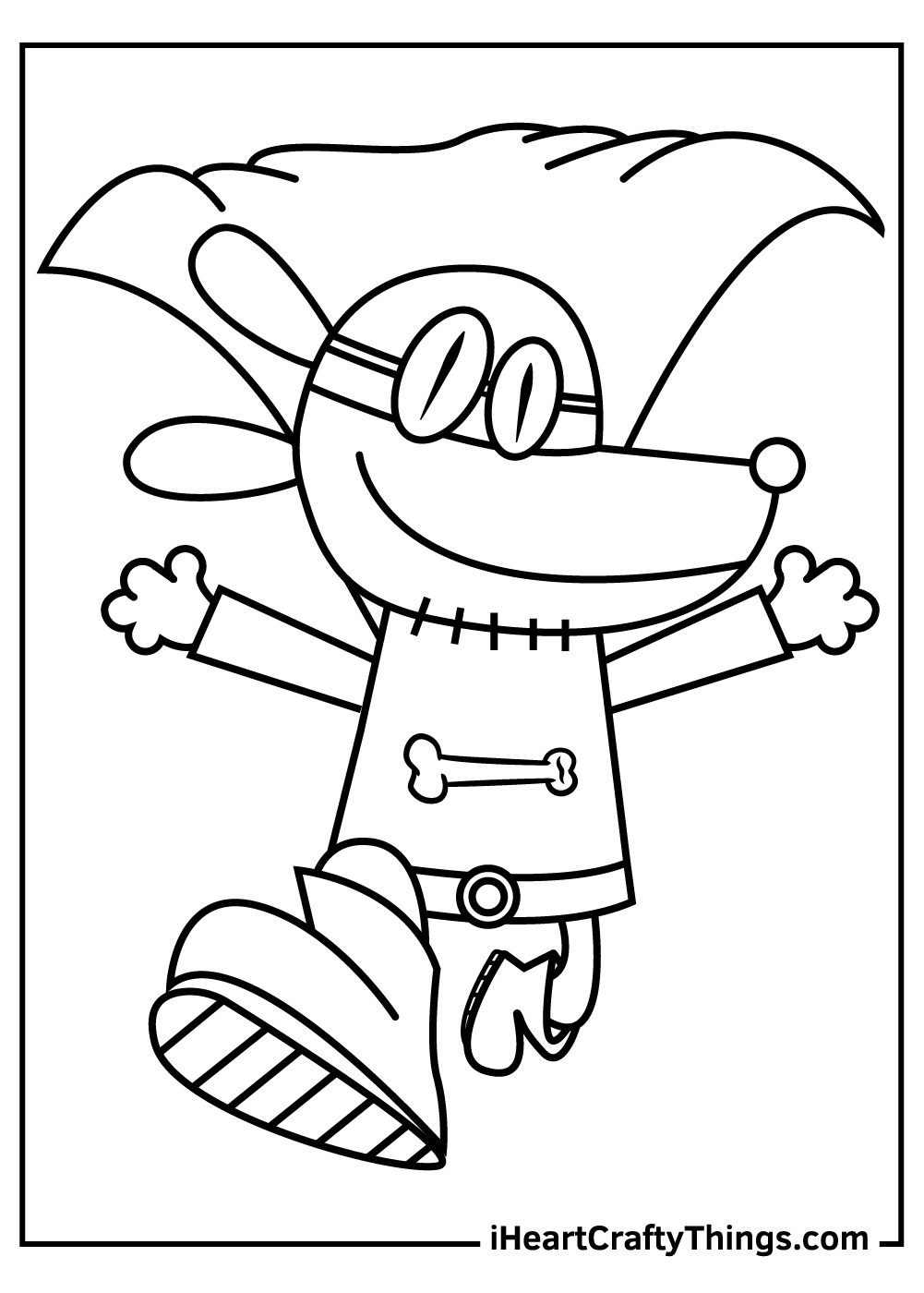 Printable Dog Man Printable Free Templates