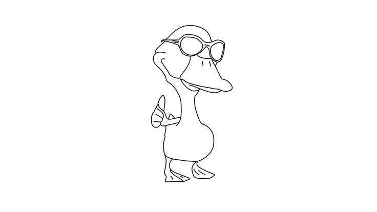 Printable Duck Coloring Sheet FREE Download Check More At Https