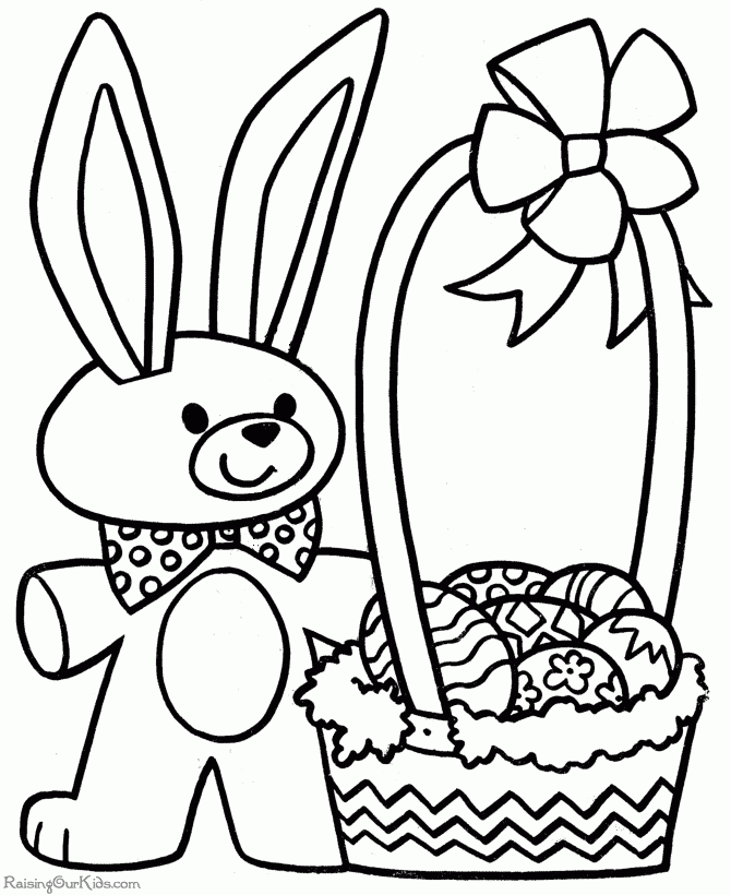 easter printable coloring pages