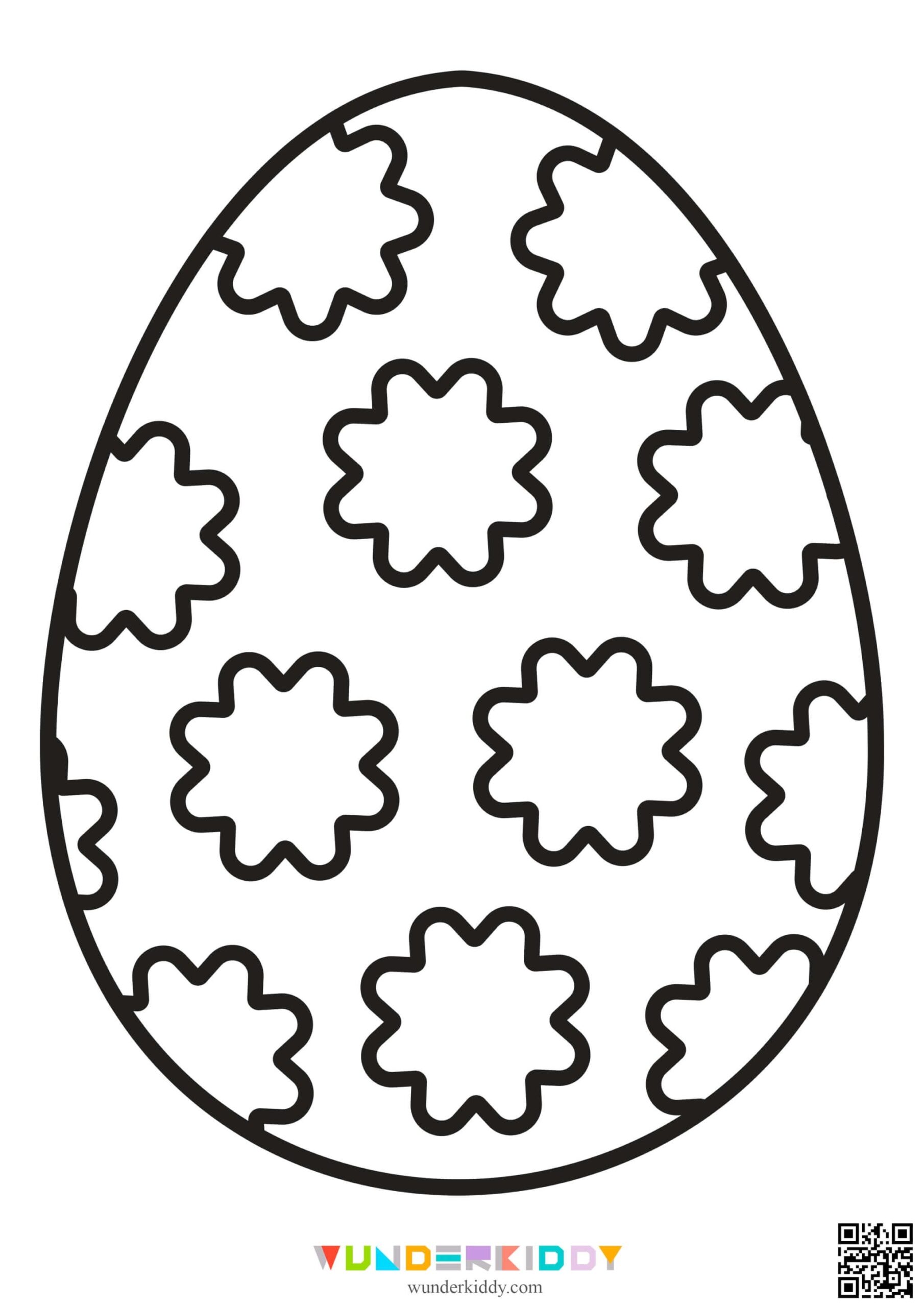 Printable Easter Egg Template And Colouring Page PDF Easter Egg Printable Easter Egg Template And Colouring Page PDF Easter Egg