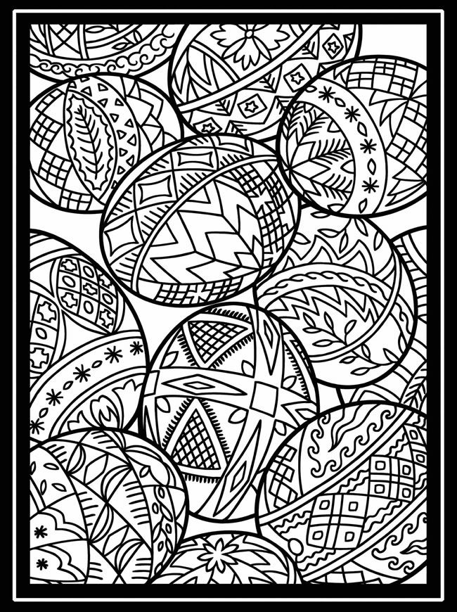 Printable Easter Stained Glass Coloring Pages Coloring Home