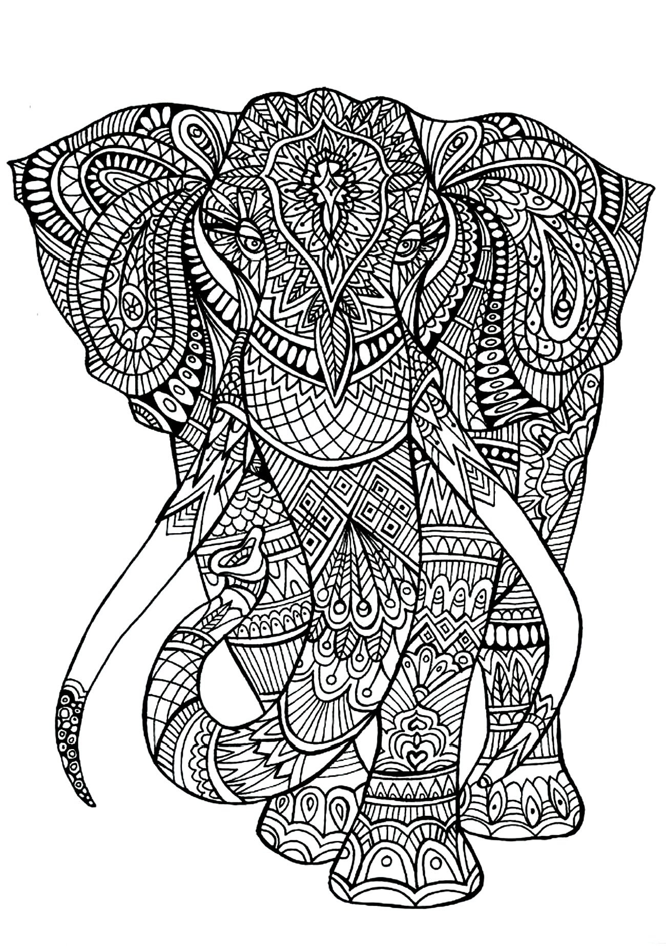 Printable Elephants Printable Elephants