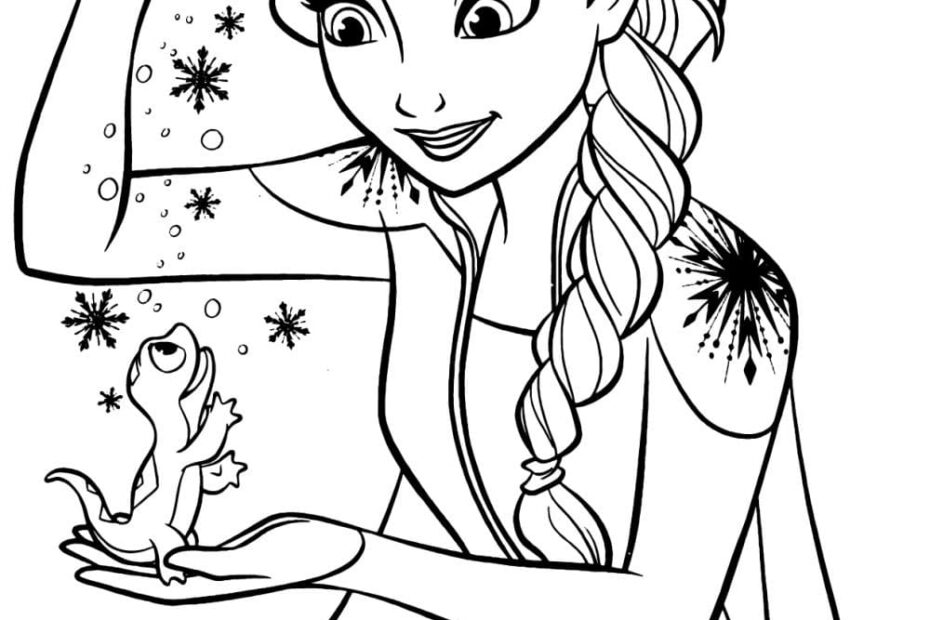 Printable Elsa Coloring Pages Revvery