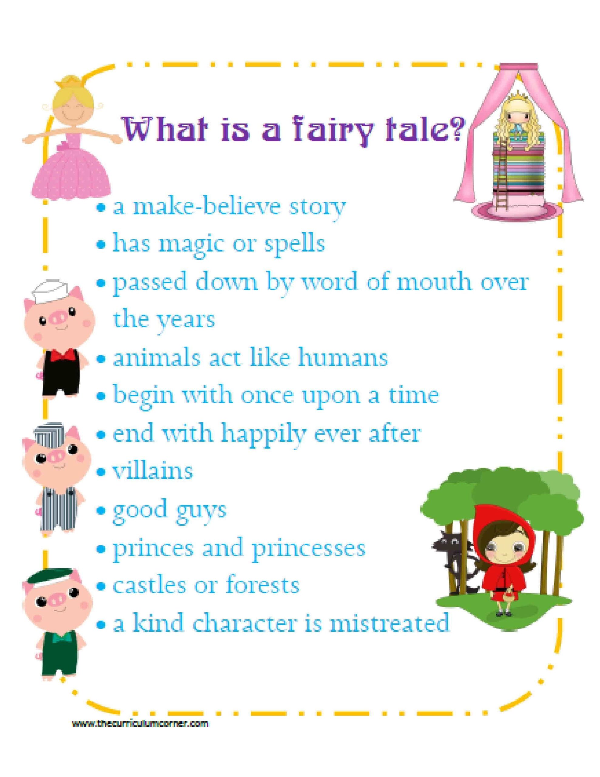 Printable Fairy Tales Printable Word Searches