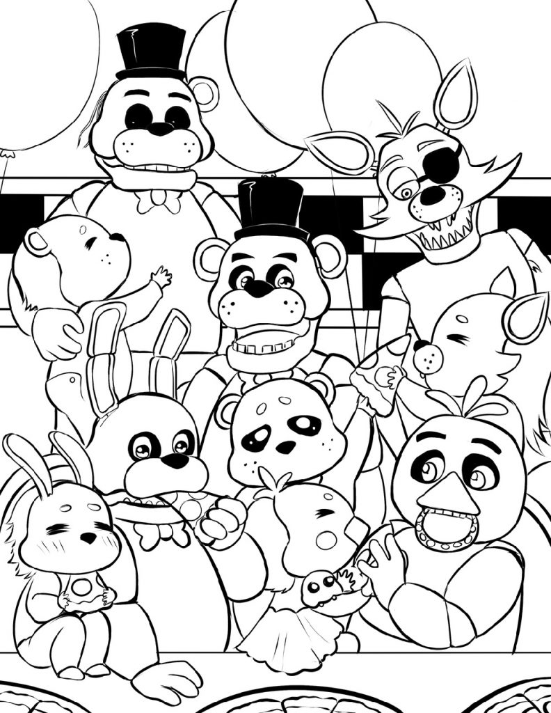 Printable Five Nights At Freddy S Coloring Pages Printable Templates Printable Five Nights At Freddy S Coloring Pages Printable Templates