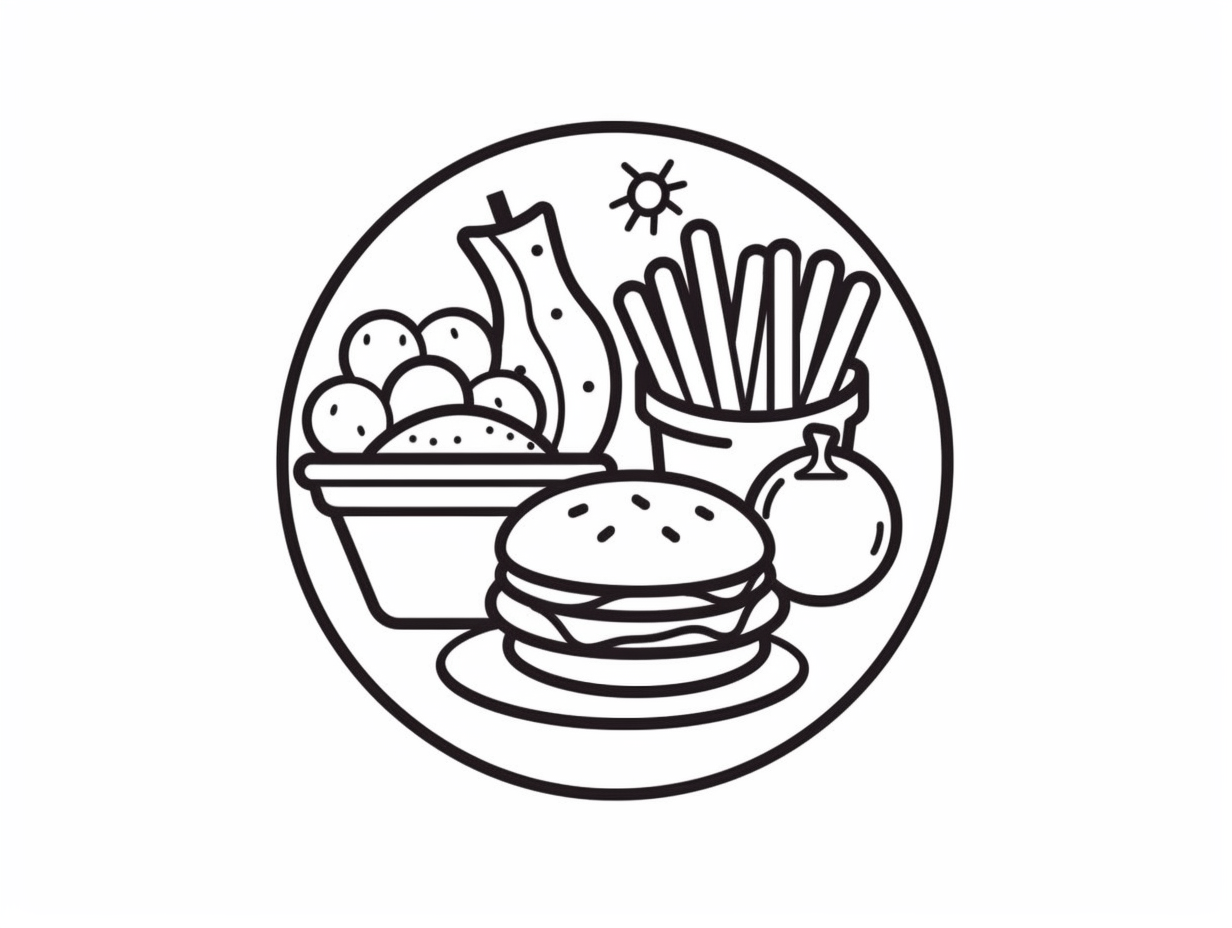 Printable Food Coloring Sheets Coloring Page Printable Food Coloring Sheets Coloring Page