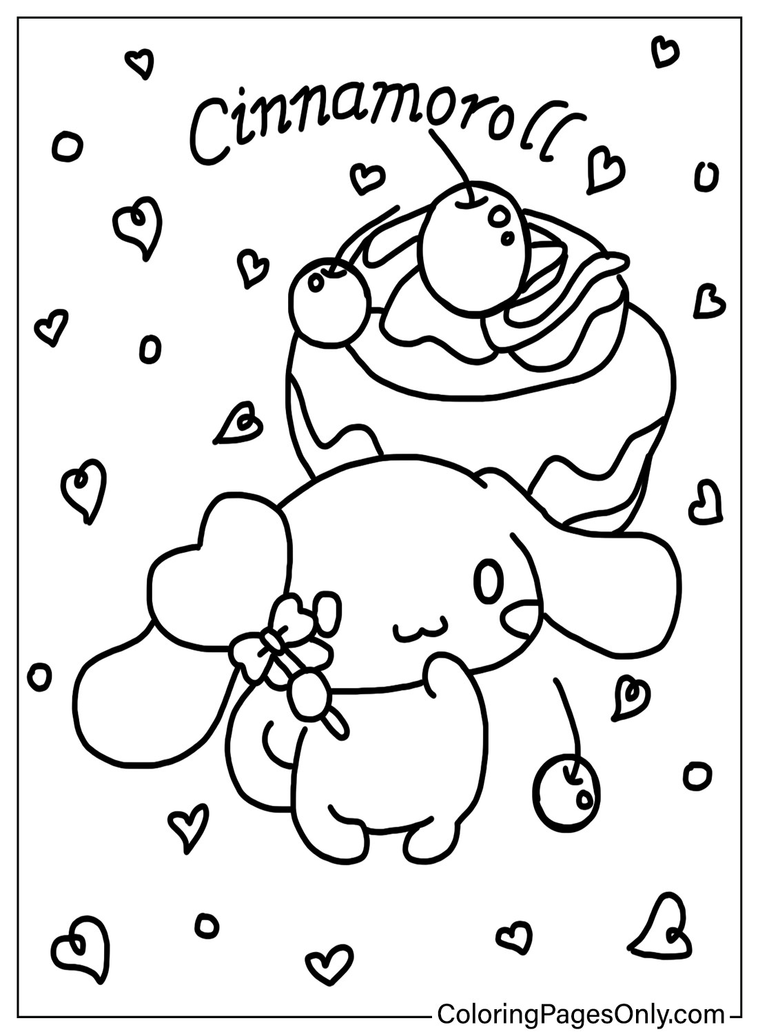Printable Free Cinnamoroll Coloring Free Printable Coloring Pages