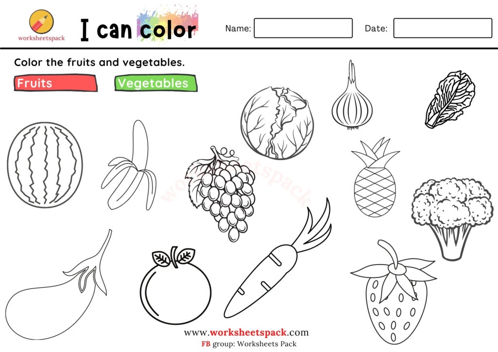 fruits coloring pages printable pdf