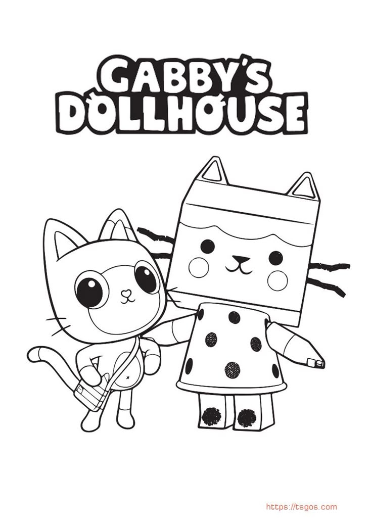 free gabby dollhouse printables
