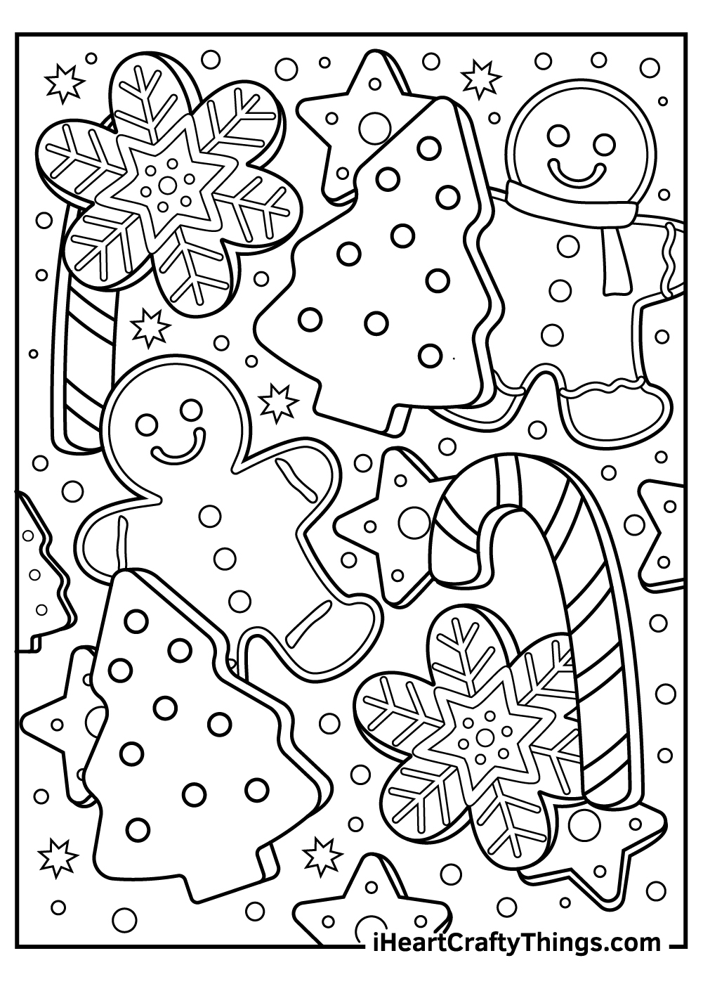 free printable gingerbread man coloring pages