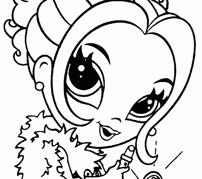 Printable Girly Coloring Pages Coloring Home