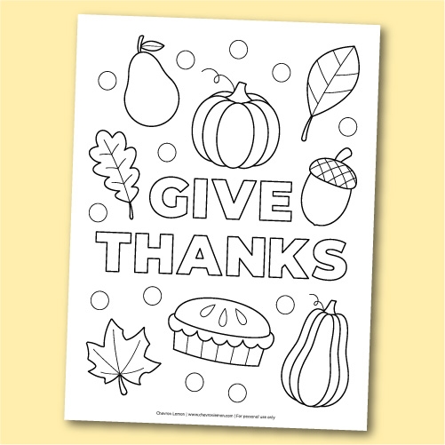 Printable Give Thanks Coloring Page Fun Family Crafts Printable Give Thanks Coloring Page Fun Family Crafts