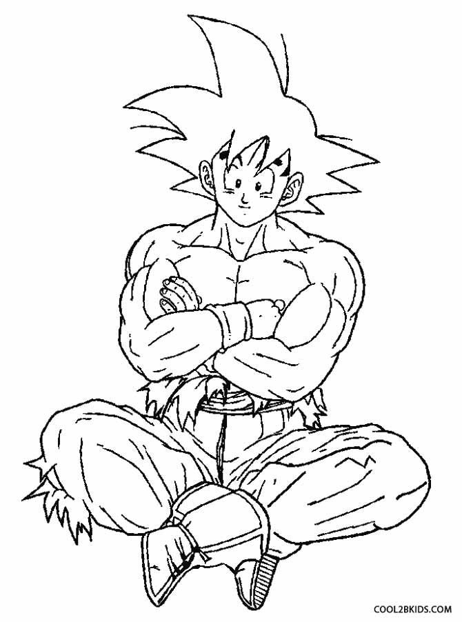 Printable Goku Coloring Pages For Kids Cool2bKids