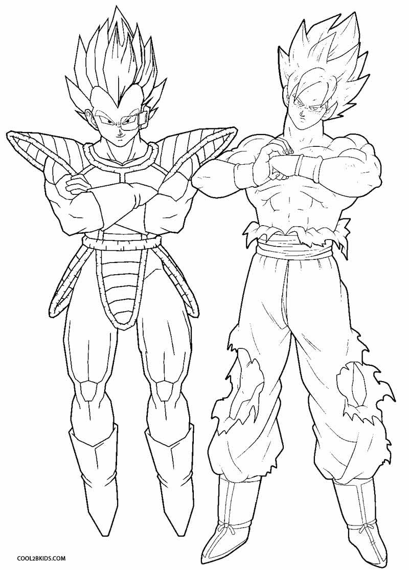 Printable Goku Coloring Pages For Kids Printable Goku Coloring Pages For Kids