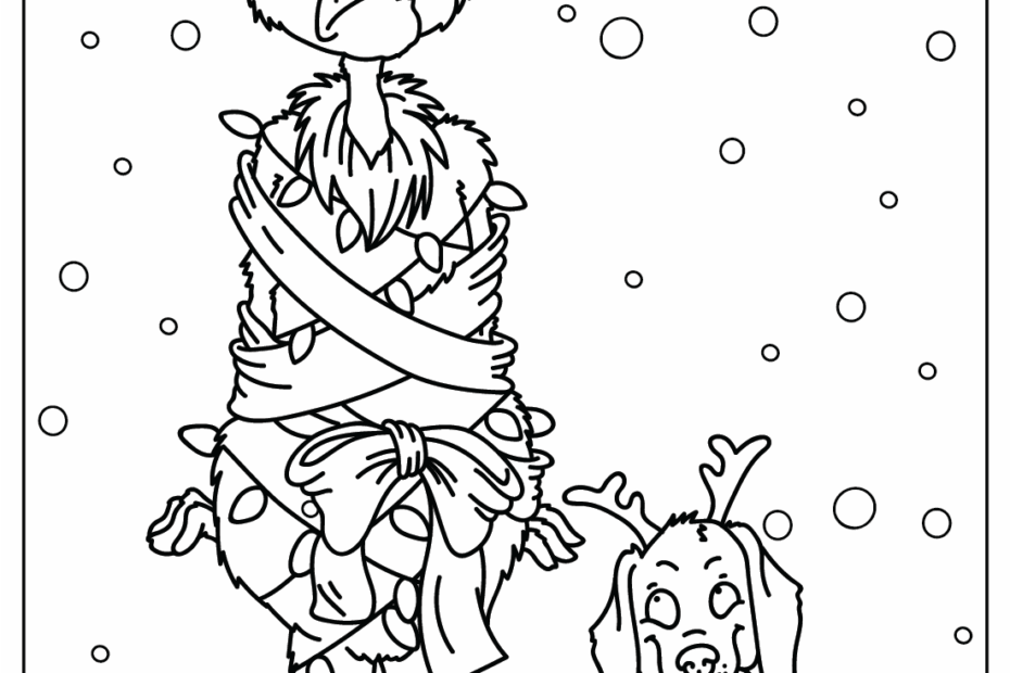 Printable Grinch Coloring Page Free Printable Coloring Pages