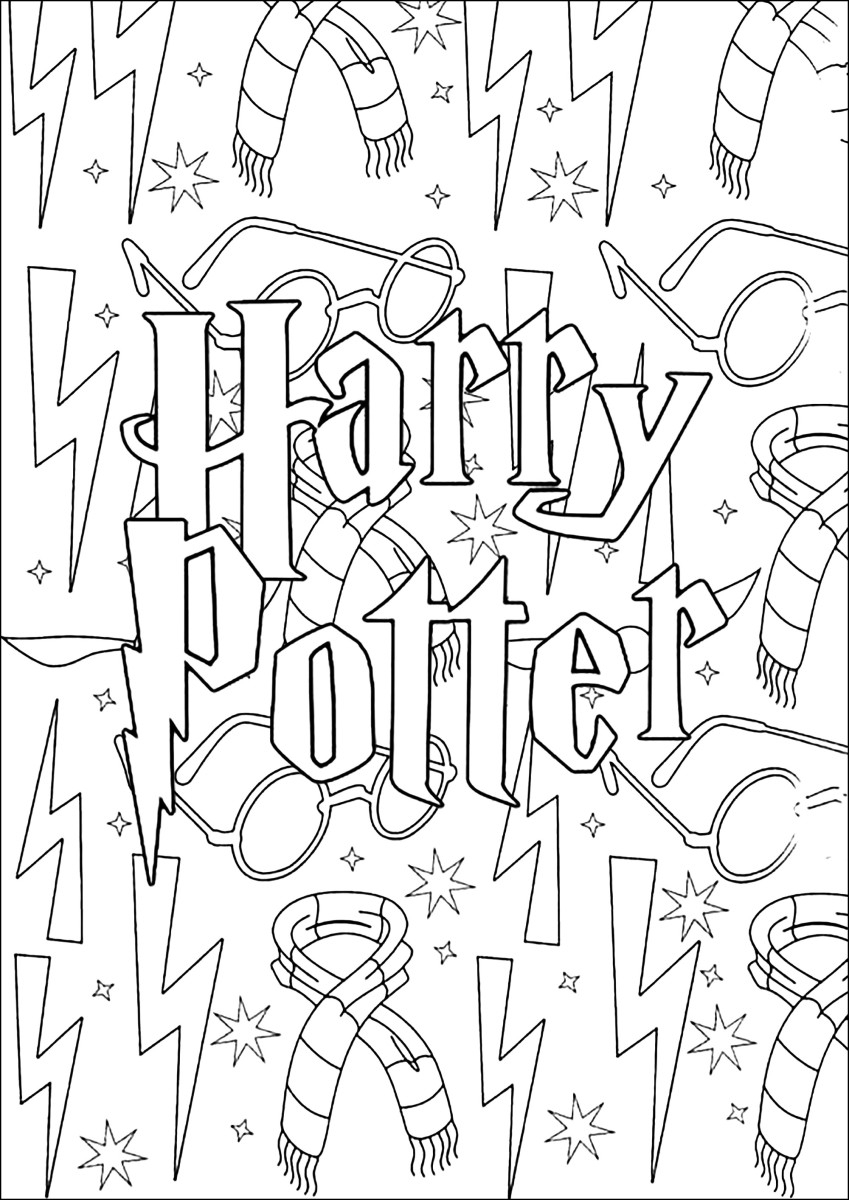 Printable Harry Potter Colouring Pages Printables Hub Printable Harry Potter Colouring Pages Printables Hub