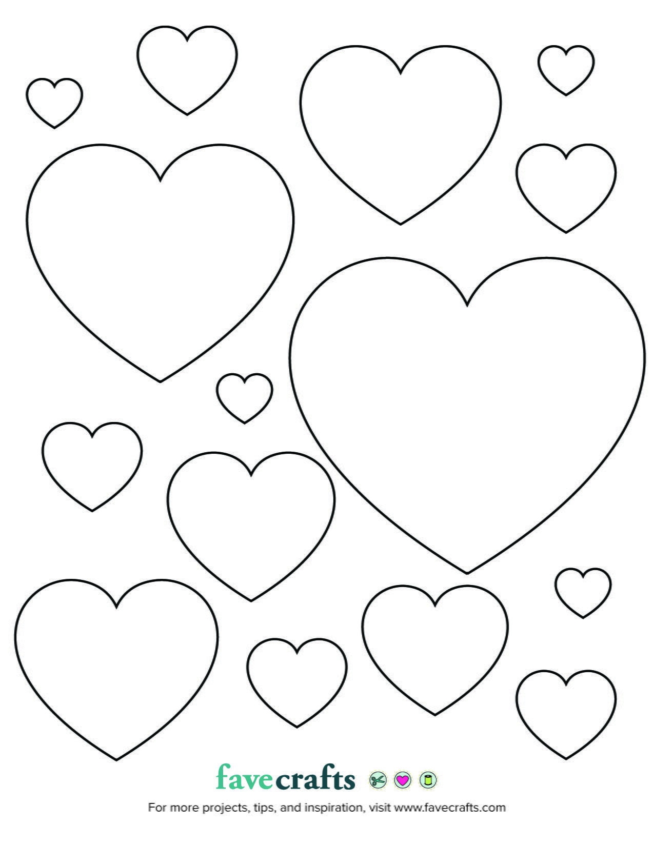 Printable Hearts Artofit