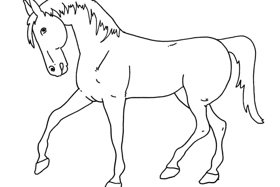 Printable Horse Outline Printable New Year Banners