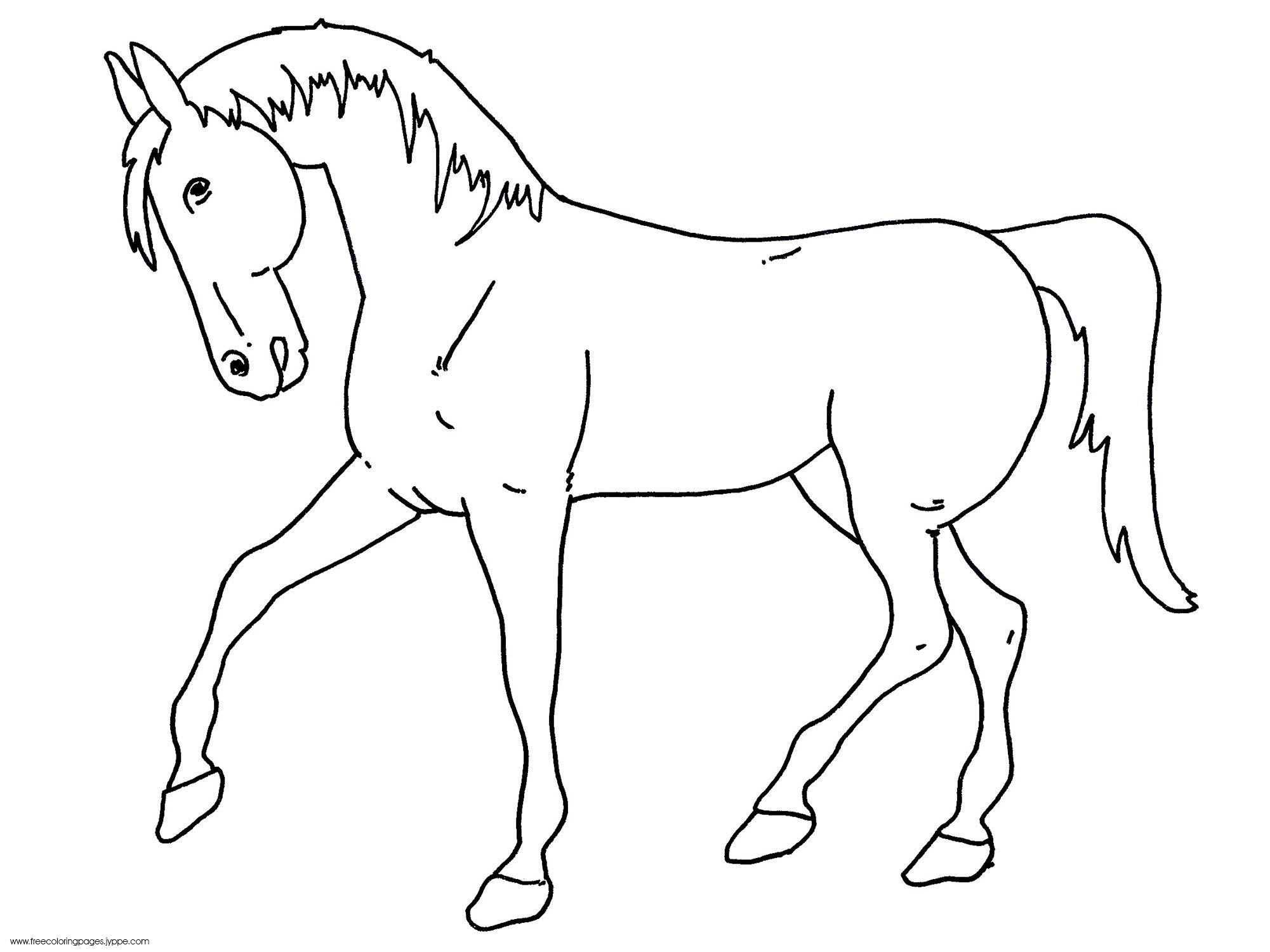 Printable Horse Outline Printable New Year Banners