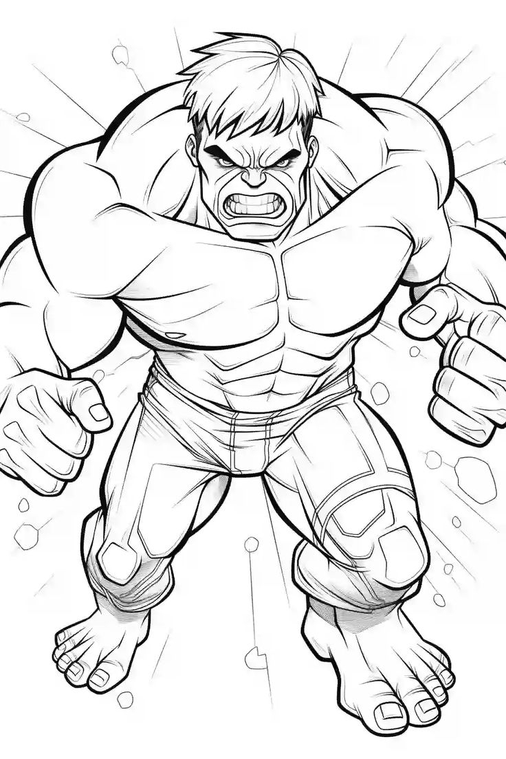 Printable Hulk Coloring Pages For Kids Storiespub Storiespub 