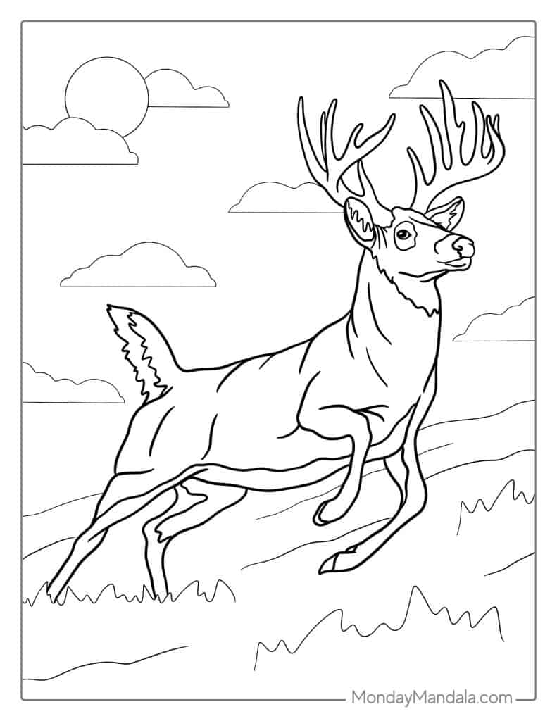 Printable Hunting Coloring Pages Printable Hunting Coloring Pages