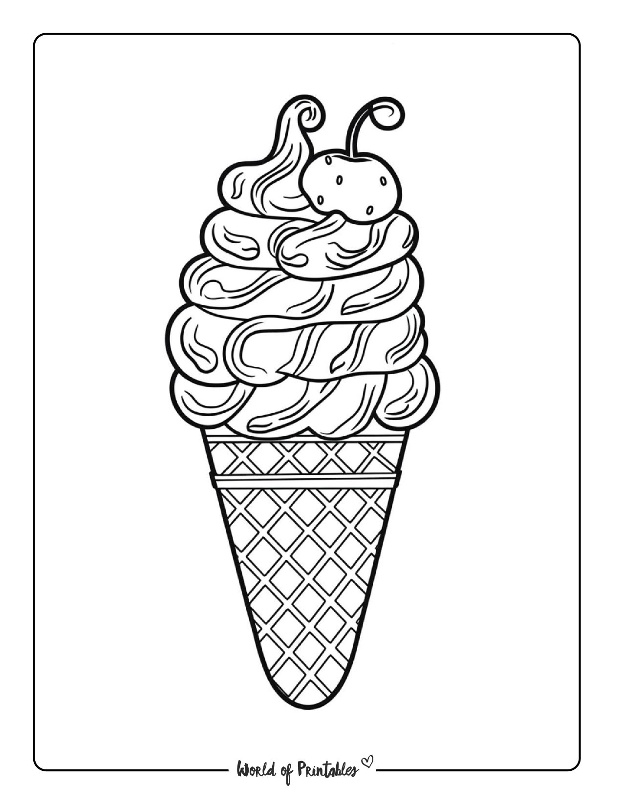 ice cream coloring pages hard ice cream coloring pages hard