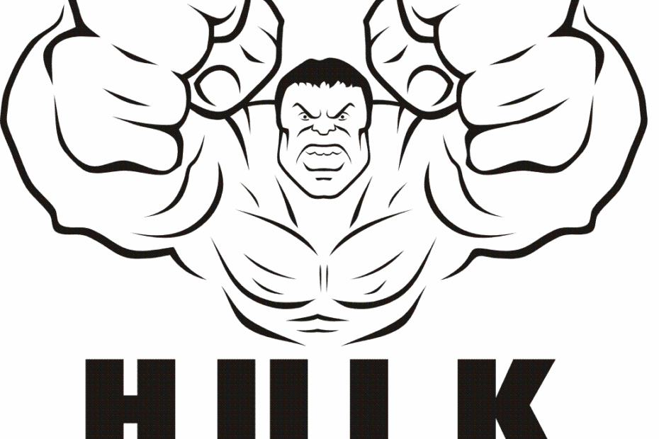 Printable Incredible Hulk Coloring Page Free Printable Coloring Pages