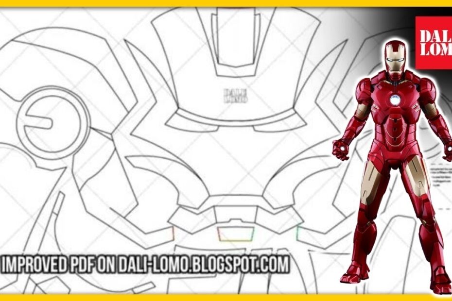 Printable Iron Man Helmet Template Free Printable