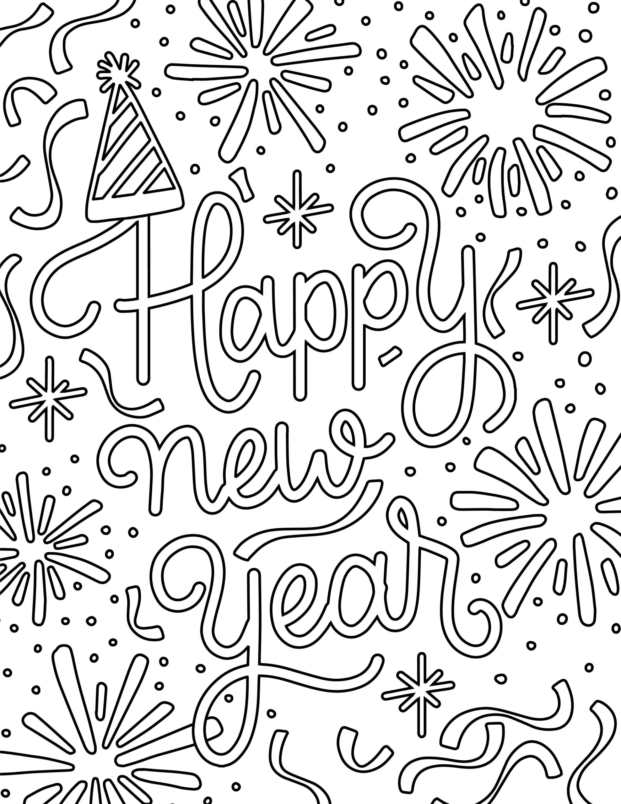 Printable January Coloring Pages For Adults Printable January Coloring Pages For Adults