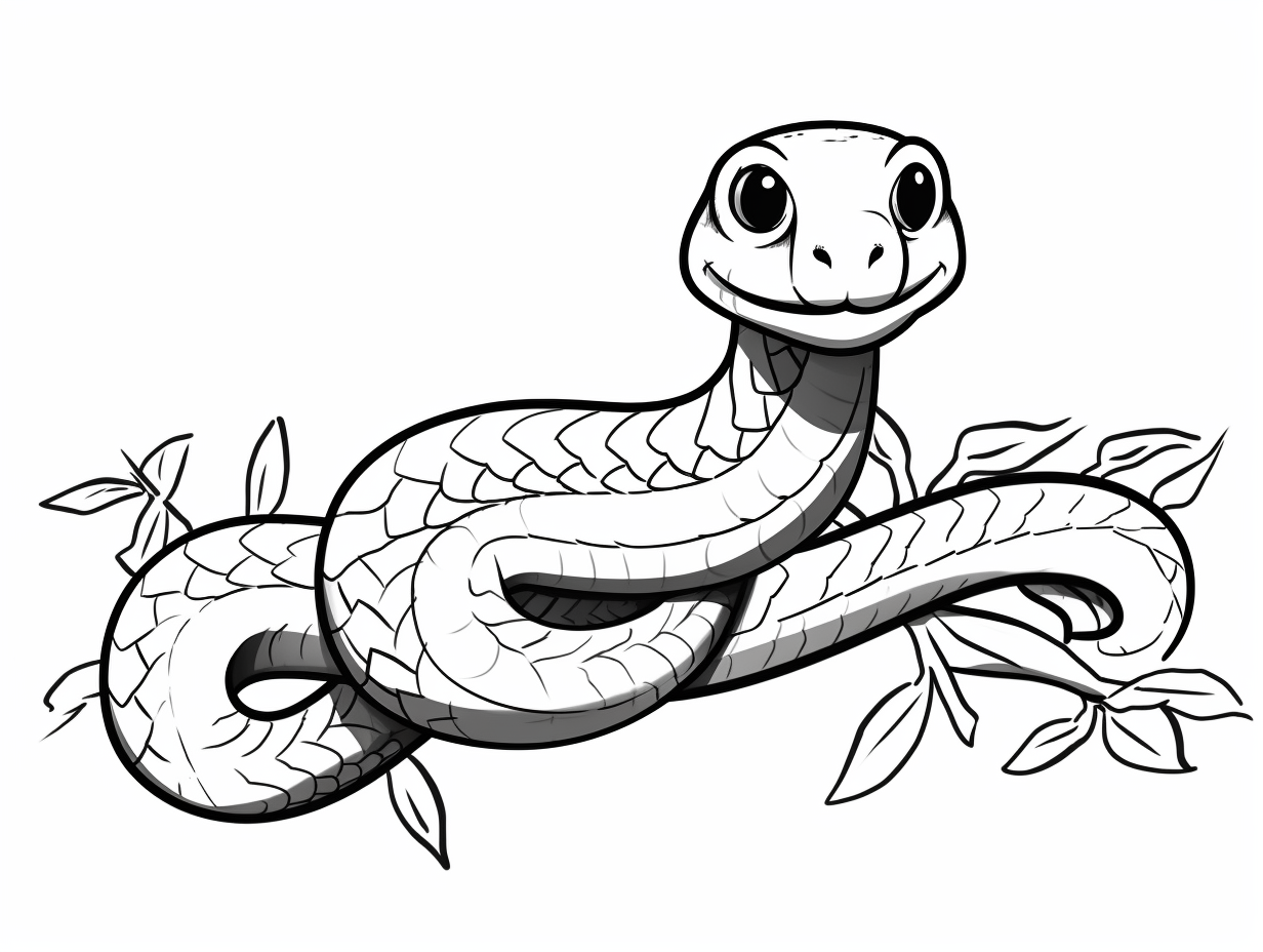 Printable King Snake Coloring Sheet Coloring Page