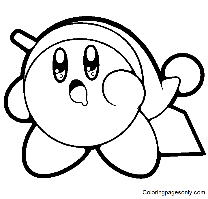 Printable Kirby Sheets Coloring Page Free Printable Coloring Pages