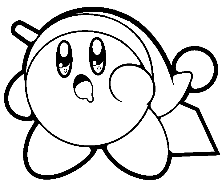Printable Kirby Sheets Coloring Page Free Printable Coloring Pages