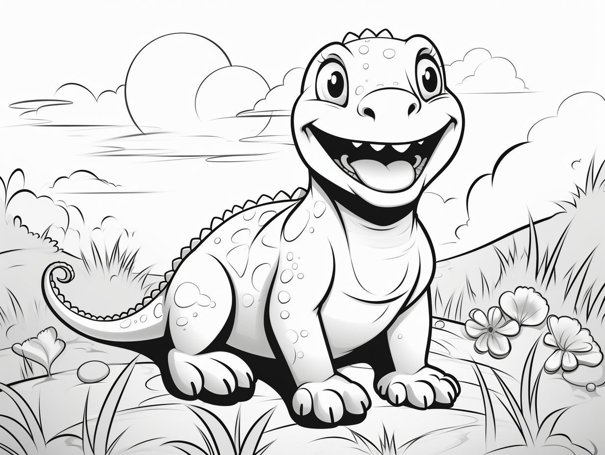 Printable Komodo Dragon To Color Coloring Page