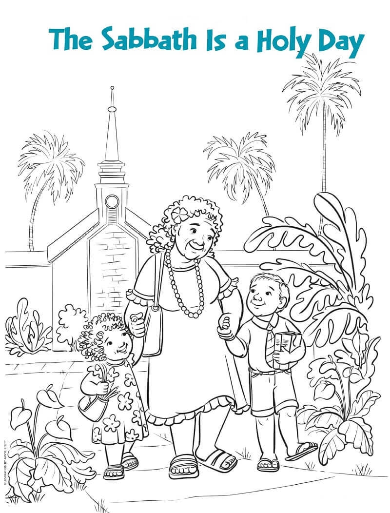 Printable Lds Coloring Pages Printable Calendar
