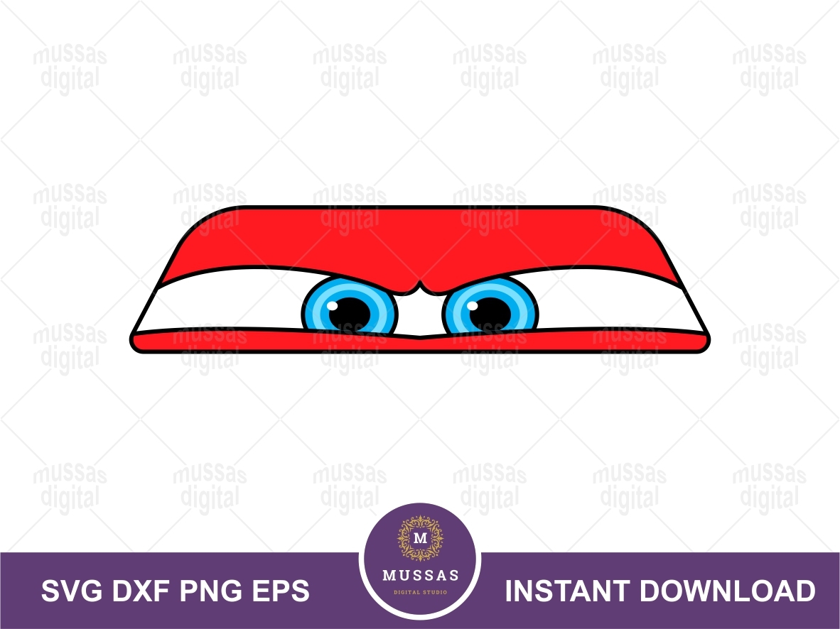Printable Lightning Mcqueen Eyes