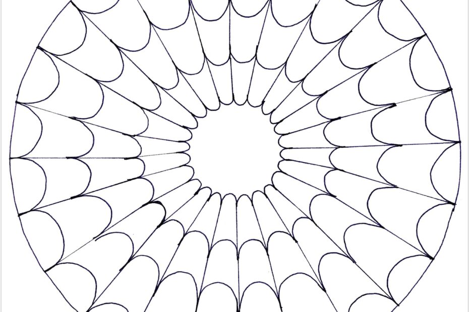 Printable Mandala Practice Sheets