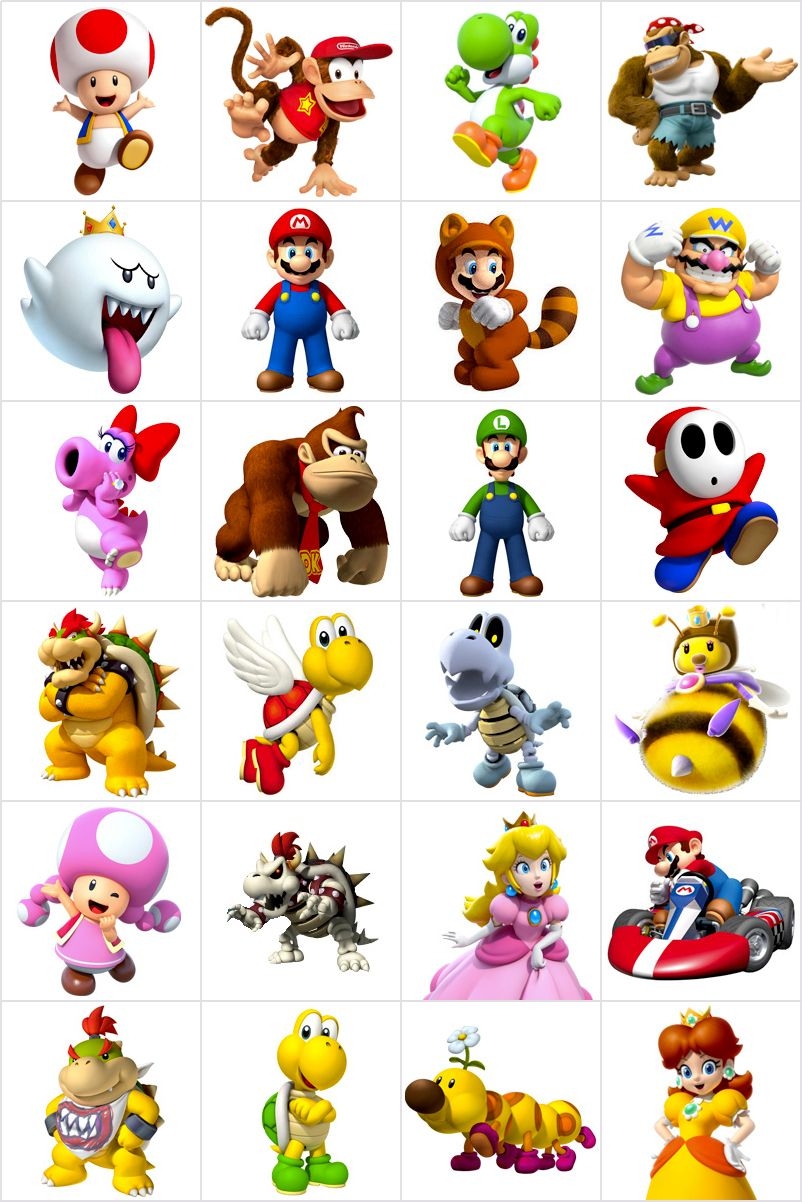 printable pictures of Mario characters printable pictures of Mario characters