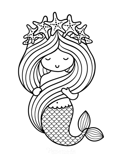 free printable mermaid coloring sheets
