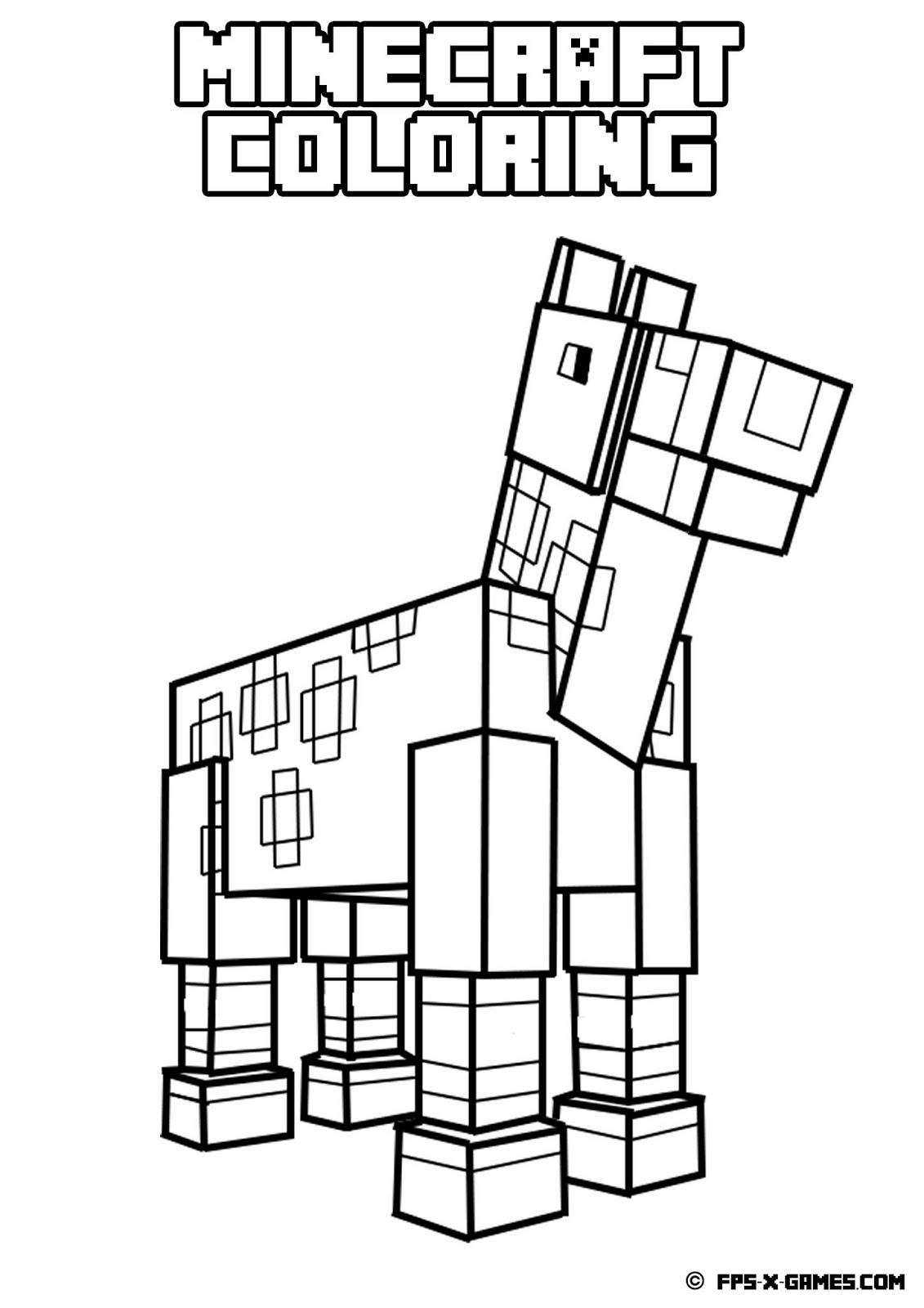 printable Minecraft coloring pages printable Minecraft coloring pages