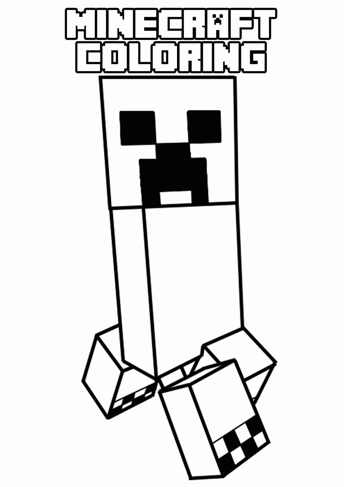 Printable Minecraft Coloring Pages Coloring Home Printable Minecraft Coloring Pages Coloring Home