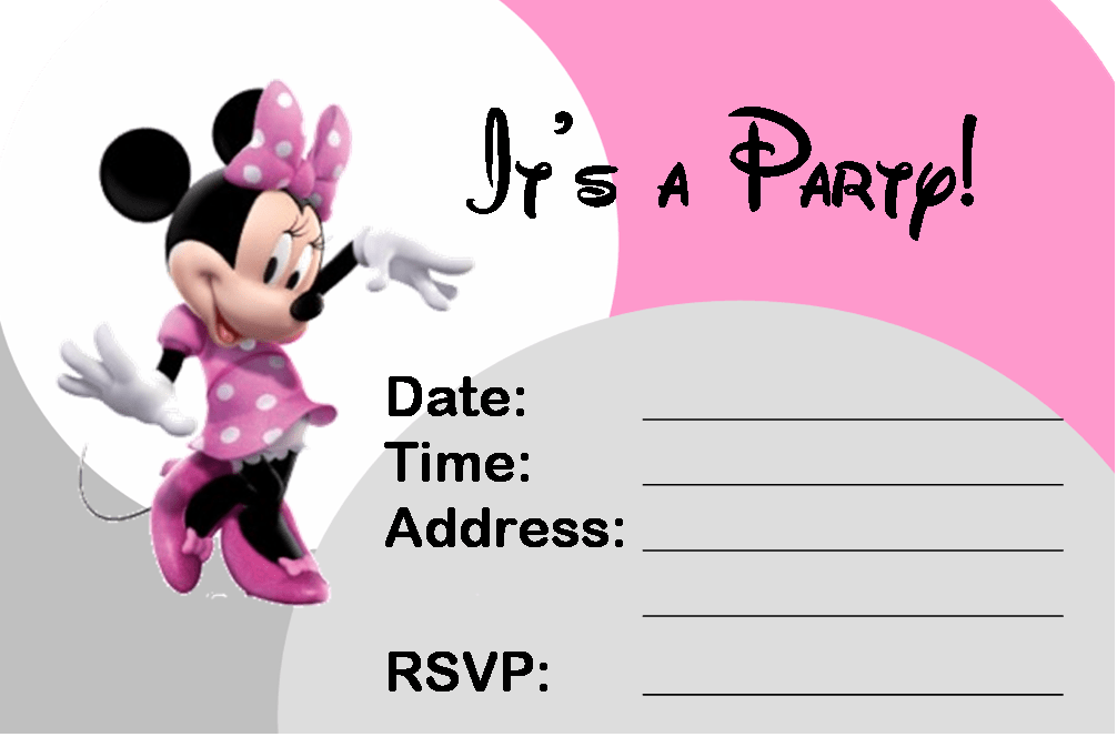 Printable Minnie Mouse Birthday Invitations Bagvania FREE Printable Printable Minnie Mouse Birthday Invitations Bagvania FREE Printable