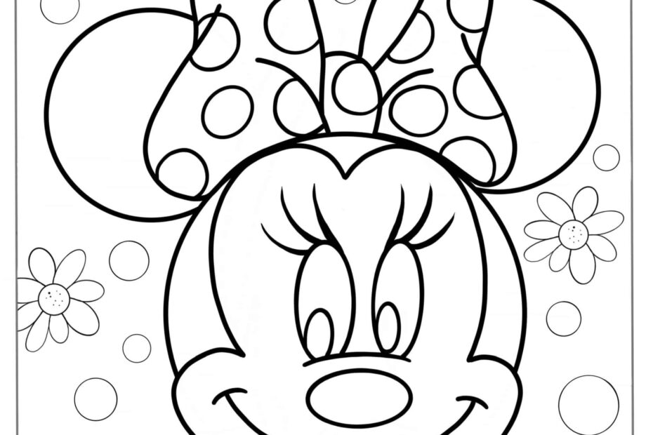 Printable Minnie Mouse Coloring Pages Dev onallcylinders