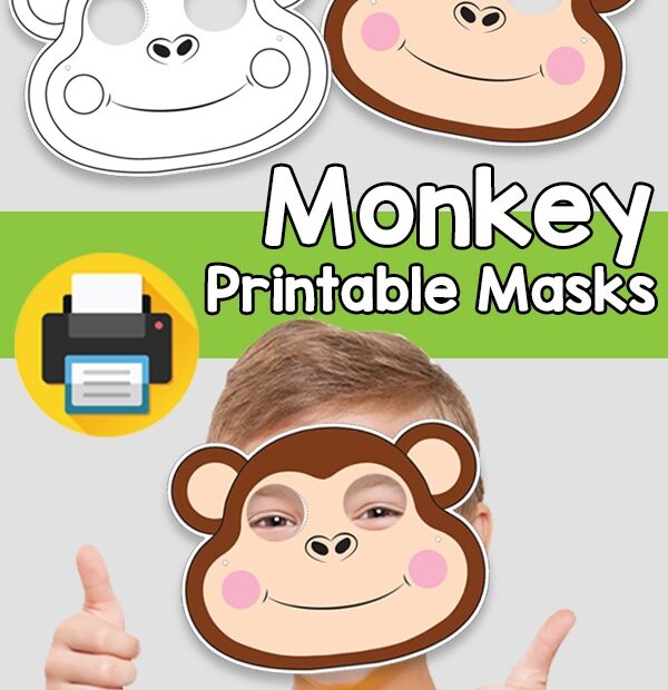 Printable Monkey Mask Template Easy Peasy And Fun Membership