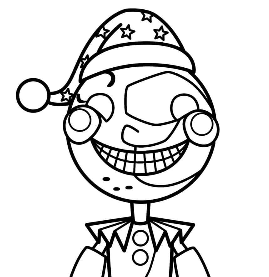 Printable Moondrop FNAF Coloring Page Free Printable Coloring Pages Printable Moondrop FNAF Coloring Page Free Printable Coloring Pages