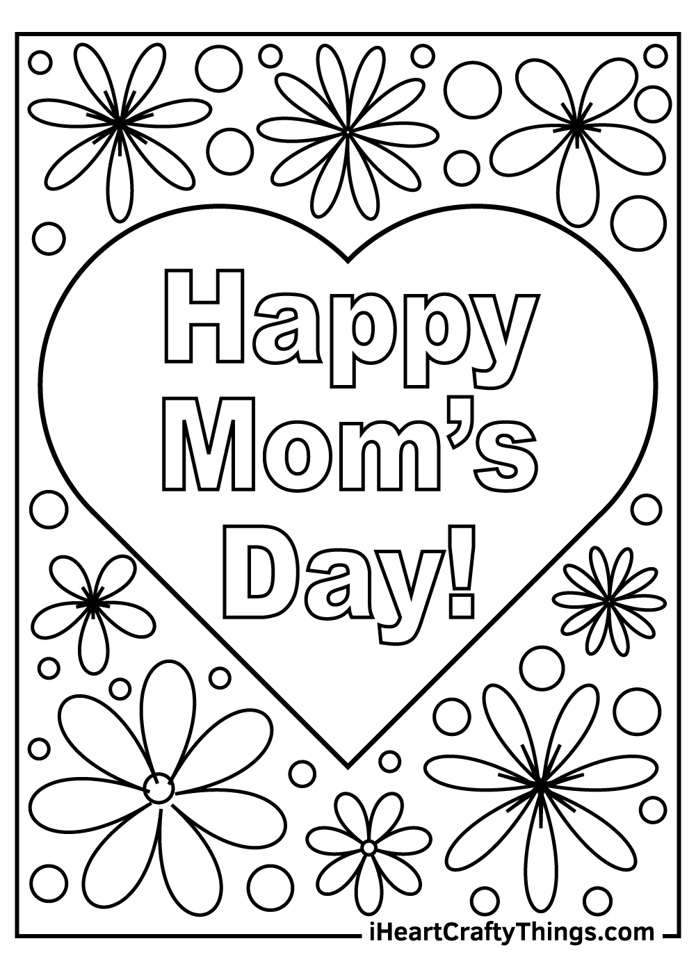free printable mother's day sheets