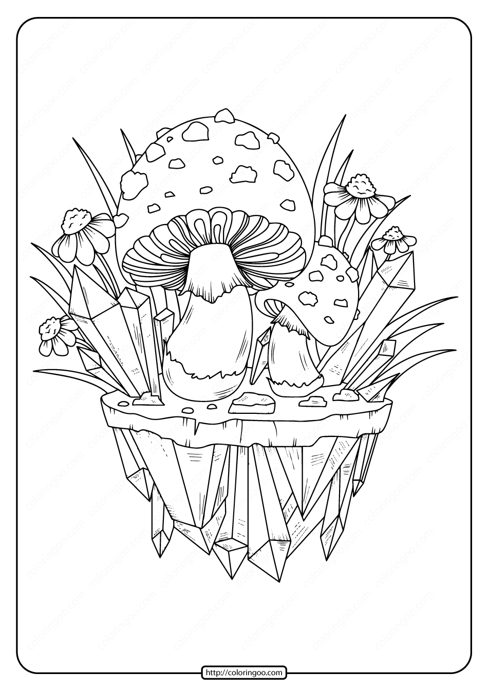 printable mushroom pictures to color printable mushroom pictures to color