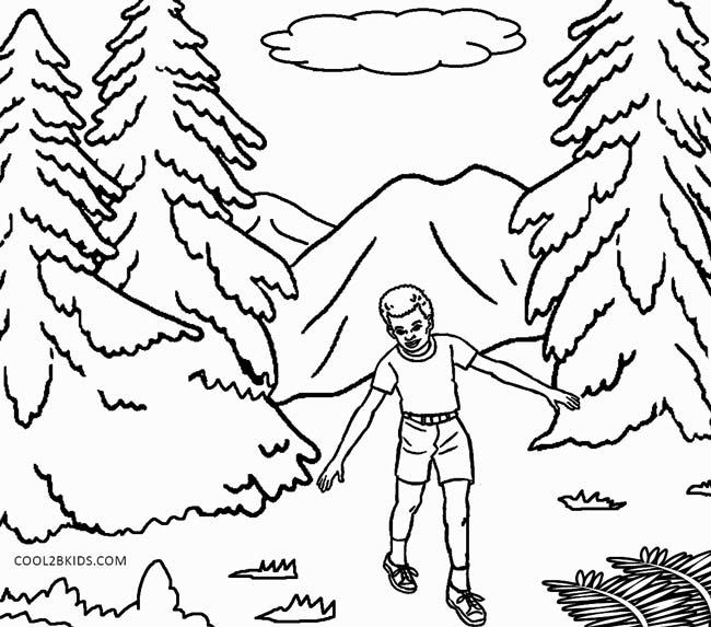 Printable Nature Coloring Pages For Kids
