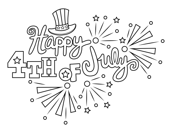 fourth of july coloring pictures